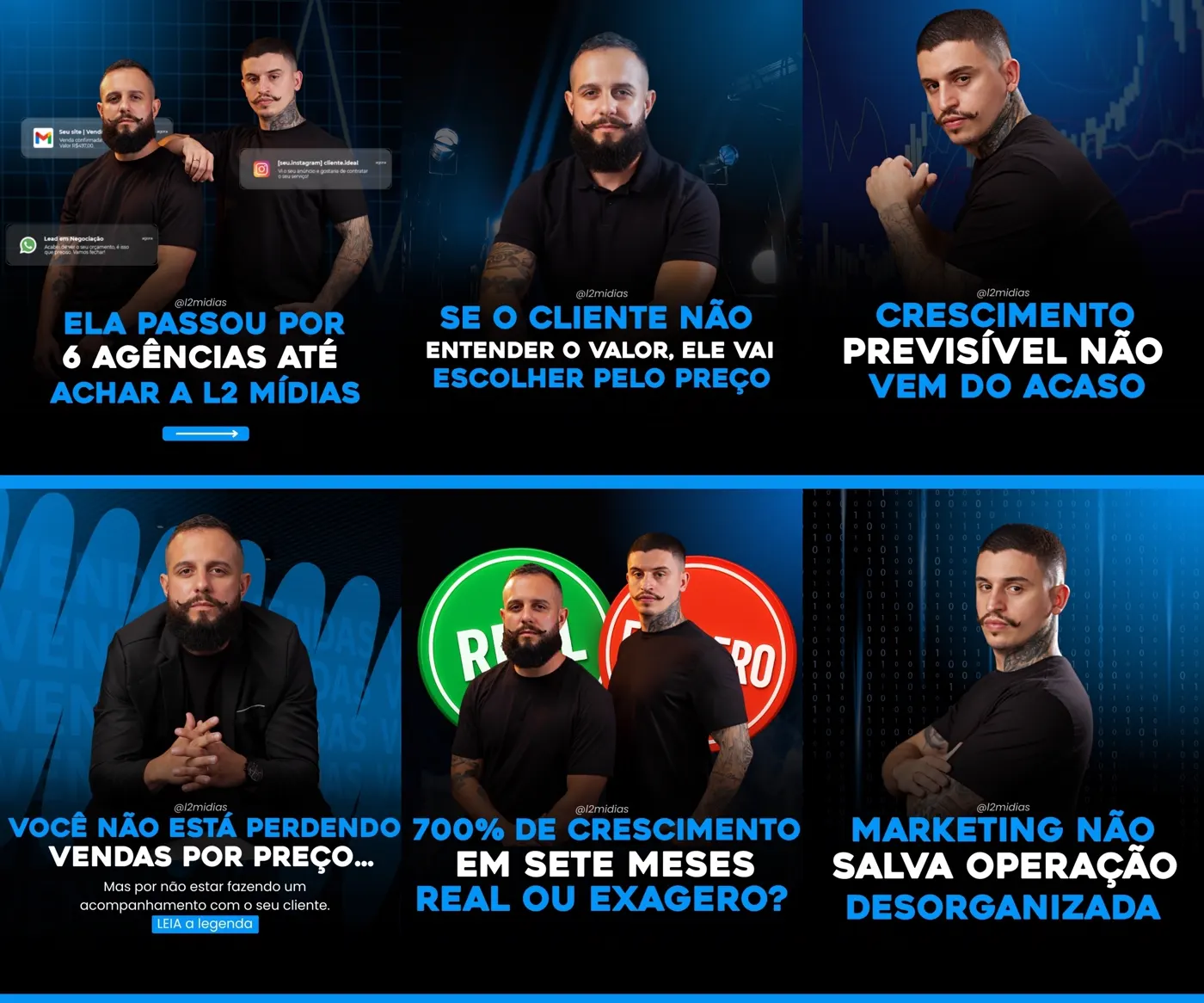 Exemplo de social media L2 Mídias